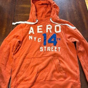 Men’s Orange Aeropostale hoodie - Size S
